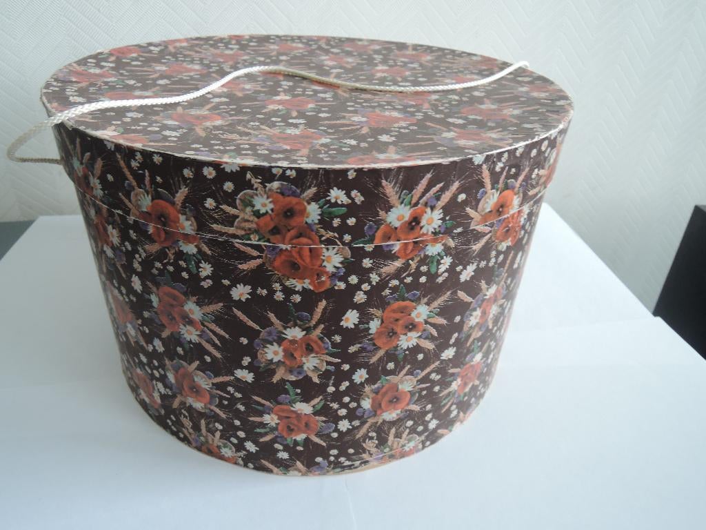 Vintage hoedendoos, Antiek en Kunst, Curiosa en Brocante, Ophalen of Verzenden