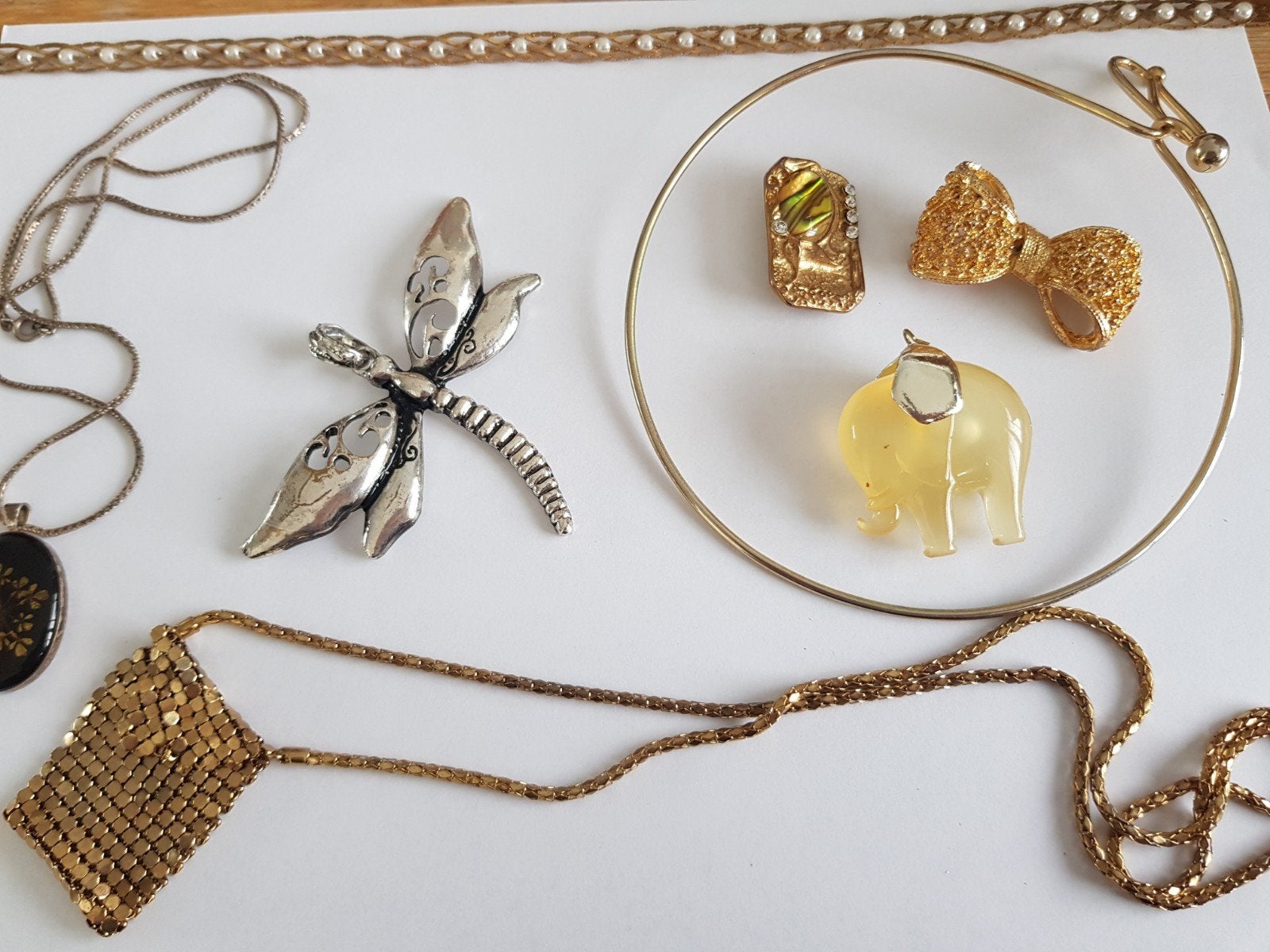 Vintage set sieraden, Ophalen of Verzenden, Overige materialen, Overige typen