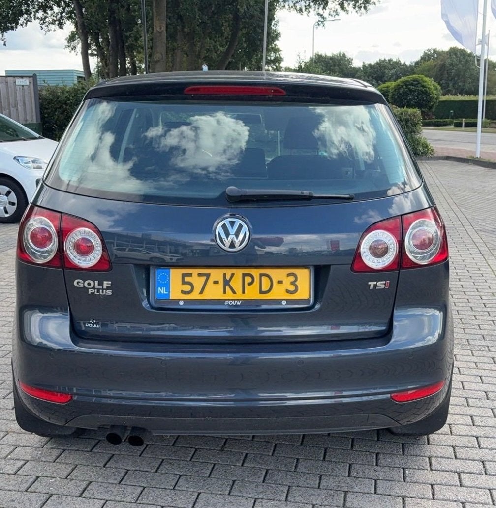 Volkswagen Golf Plus 1.4 TSI 90KW Dsg7 2010 Grijs-Blauw, Auto's, Dealer onderhouden, Stof, Zwart, Blauw