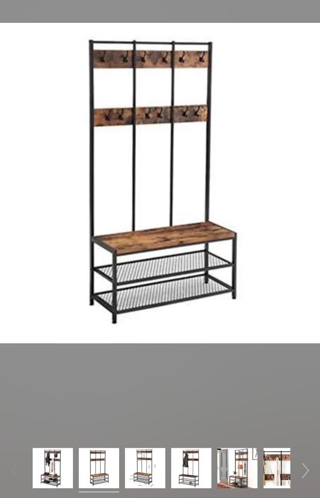 XL Garderoberek ( Kapstok ) van Parya Home, Huis en Inrichting, Woonaccessoires | Kapstokken, Ophalen, Gebruikt, Overige typen