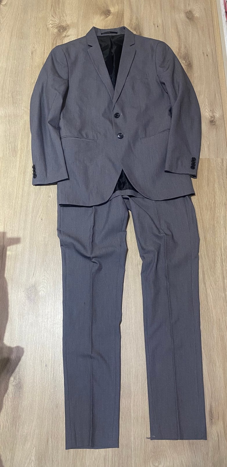 Pak Jack&Jones, Kleding | Heren, Kostuums en Colberts, Ophalen of Verzenden, Zo goed als nieuw, Maat 46 (S) of kleiner, Grijs