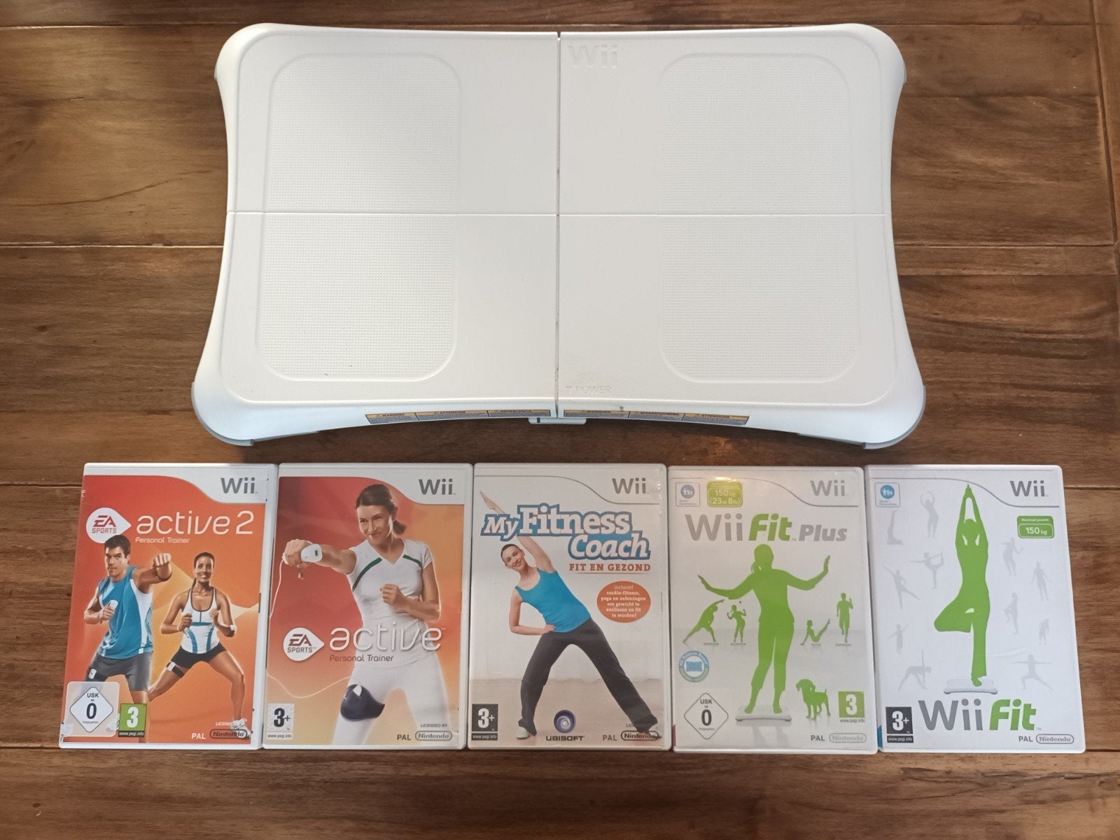 Wii Fit Balance Board met 5 fitness games, Ophalen of Verzenden