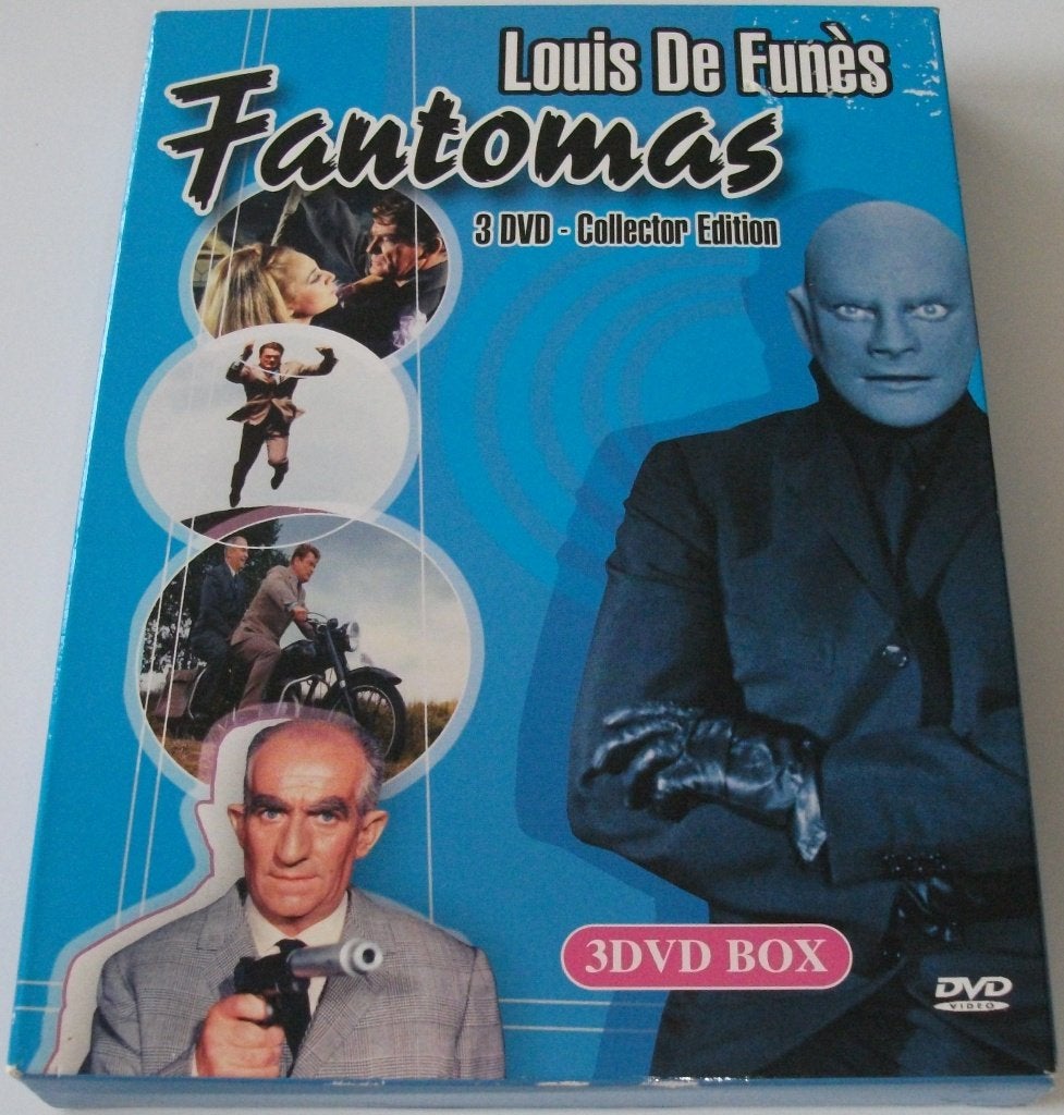 Dvd *** FANTÔMAS *** 3-Disc Boxset Complete Trilogie, Actiekomedie, Nederlands, Ophalen of Verzenden, Zo goed als nieuw