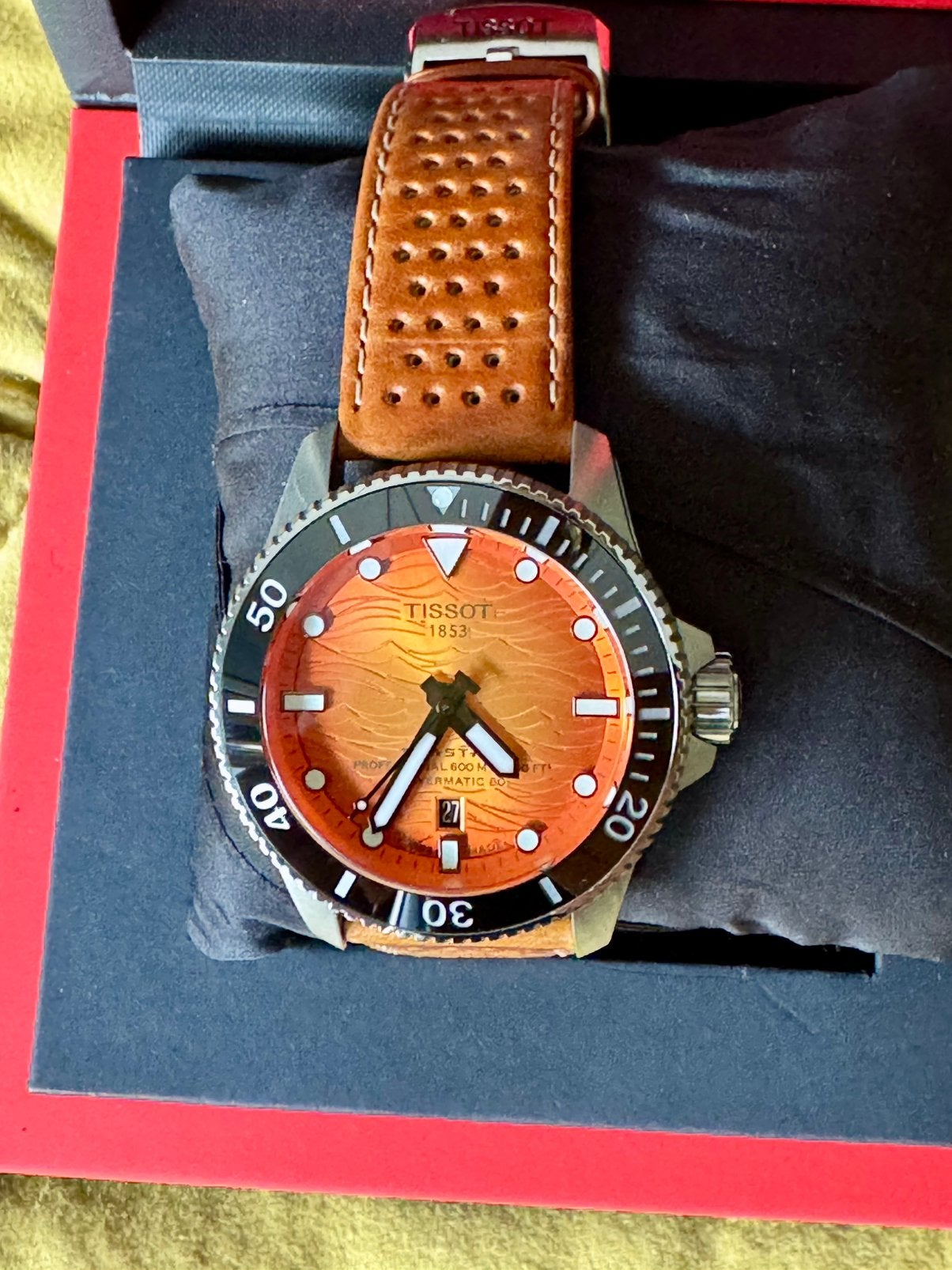 Tissot Seastar 2000 Professional automatic. 22 mnd garantie, Staal, Met bandje, Tissot, Polshorloge