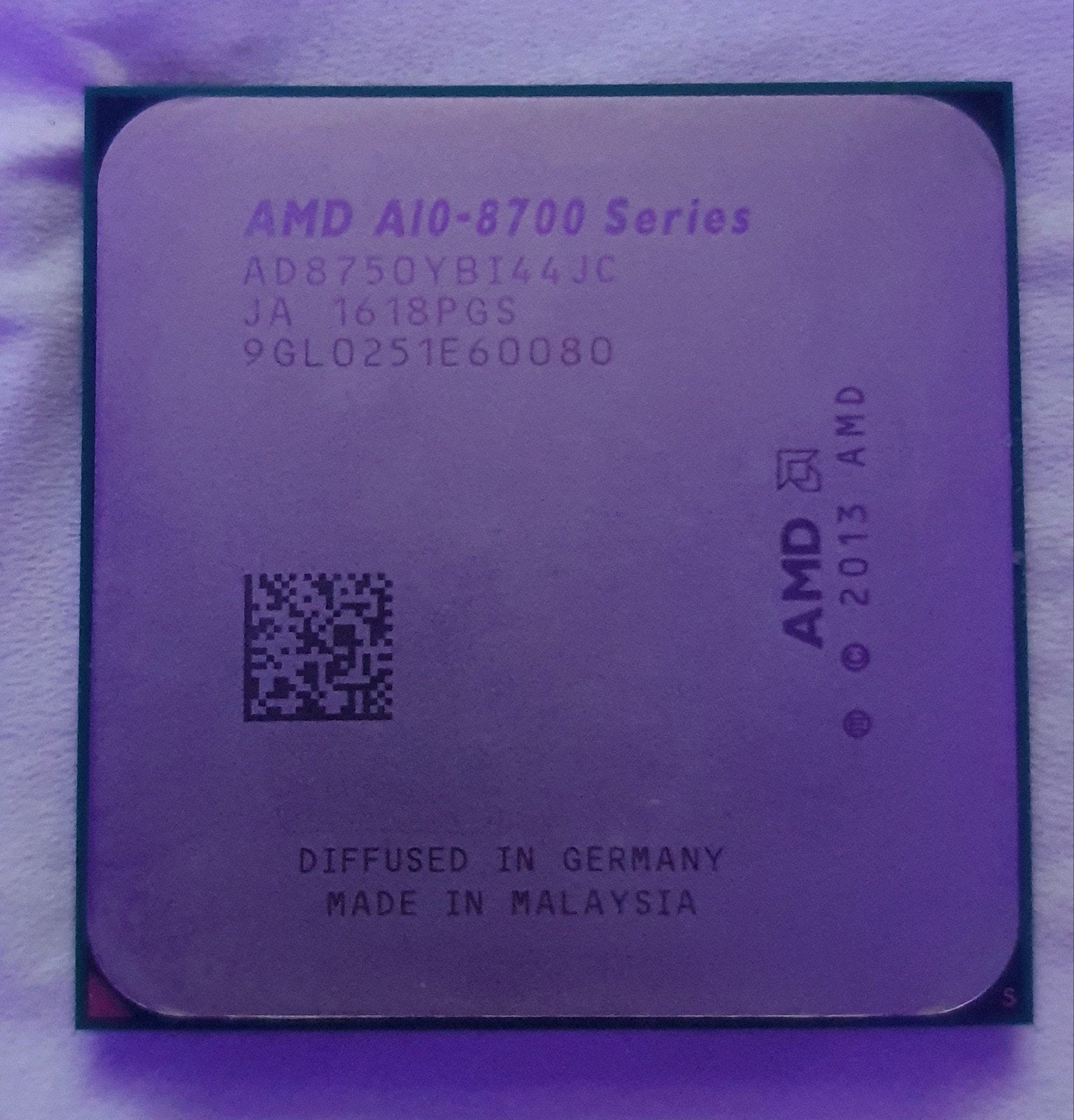 AMD A10-8700 Series Processor (AD8750YBI44JC), Computers en Software, Gebruikt, 4-core, AMD A10-8700 Series, Ophalen of Verzenden