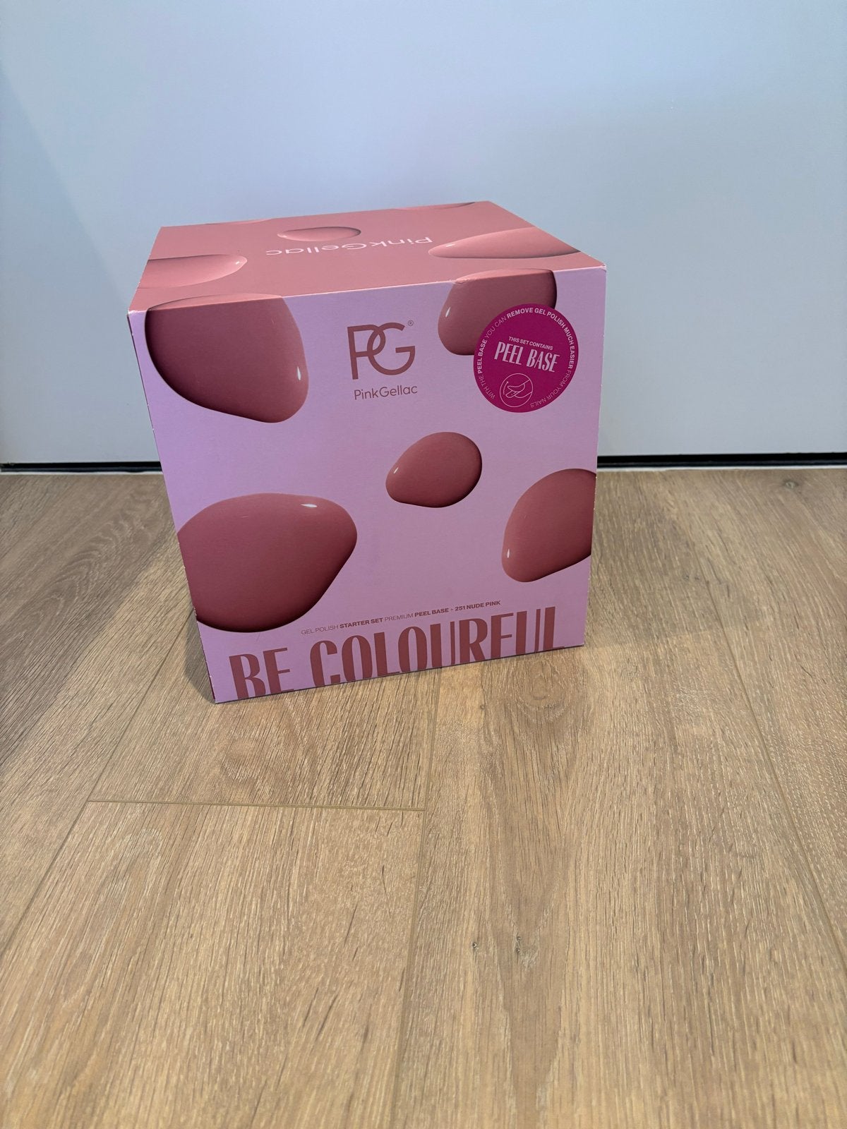 Pink Gellac Starter Set met UV/LED Lamp en 3 kleuren, Ophalen of Verzenden, Zo goed als nieuw, Handen en Nagels, Make-up