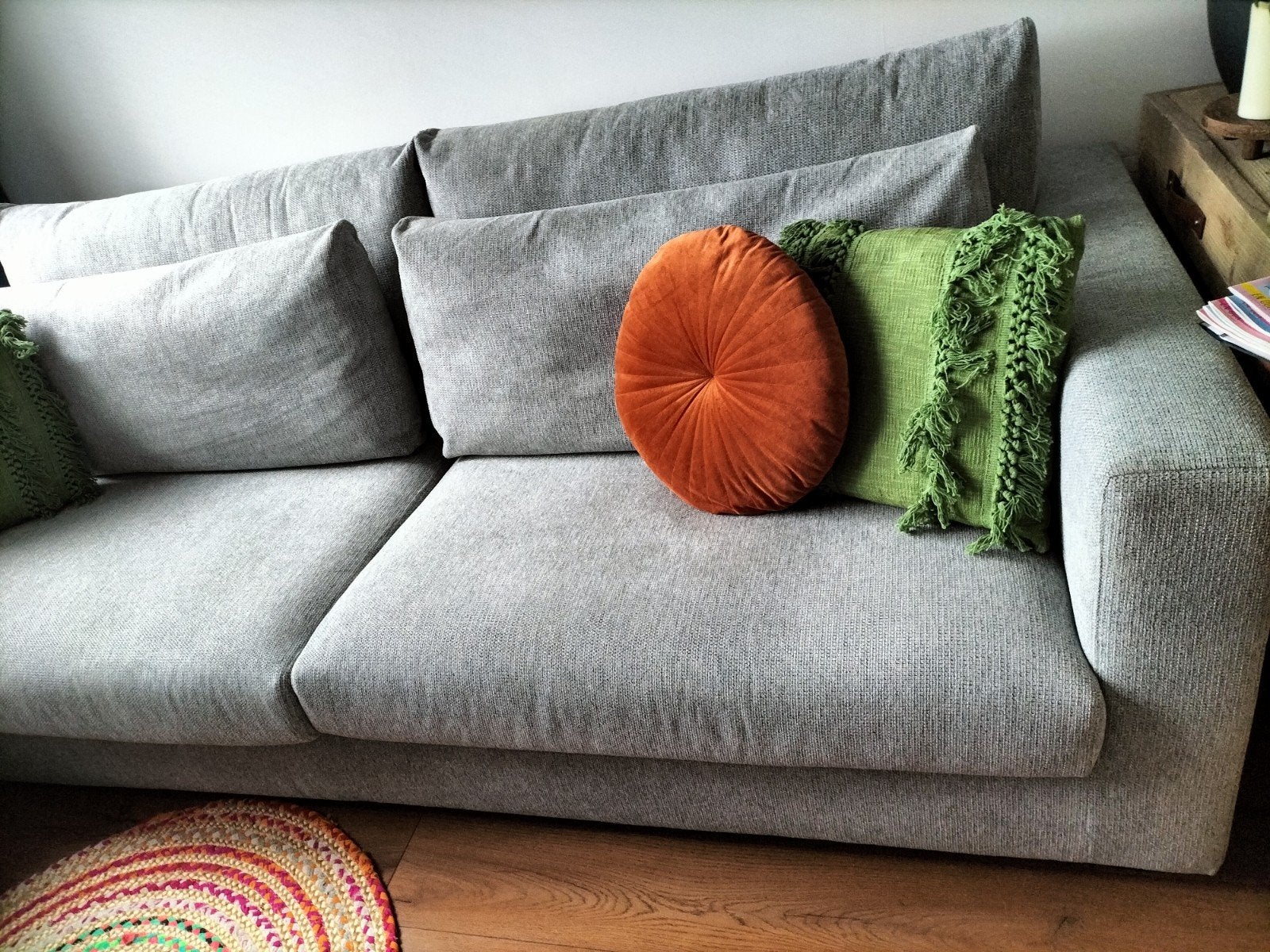 Bank Venetie van Trendhopper - z.g.a.n. gemeleerd grijs, Huis en Inrichting, Banken | Bankstellen, Ophalen, 250 tot 300 cm, 100 tot 125 cm