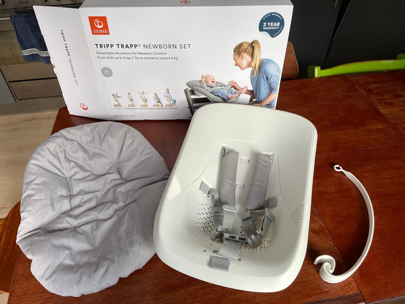 Stokke Tripp Trapp Newborn Set - Zo goed als nieuw, Ophalen of Verzenden, Zo goed als nieuw, Overige typen, Gordel(s)
