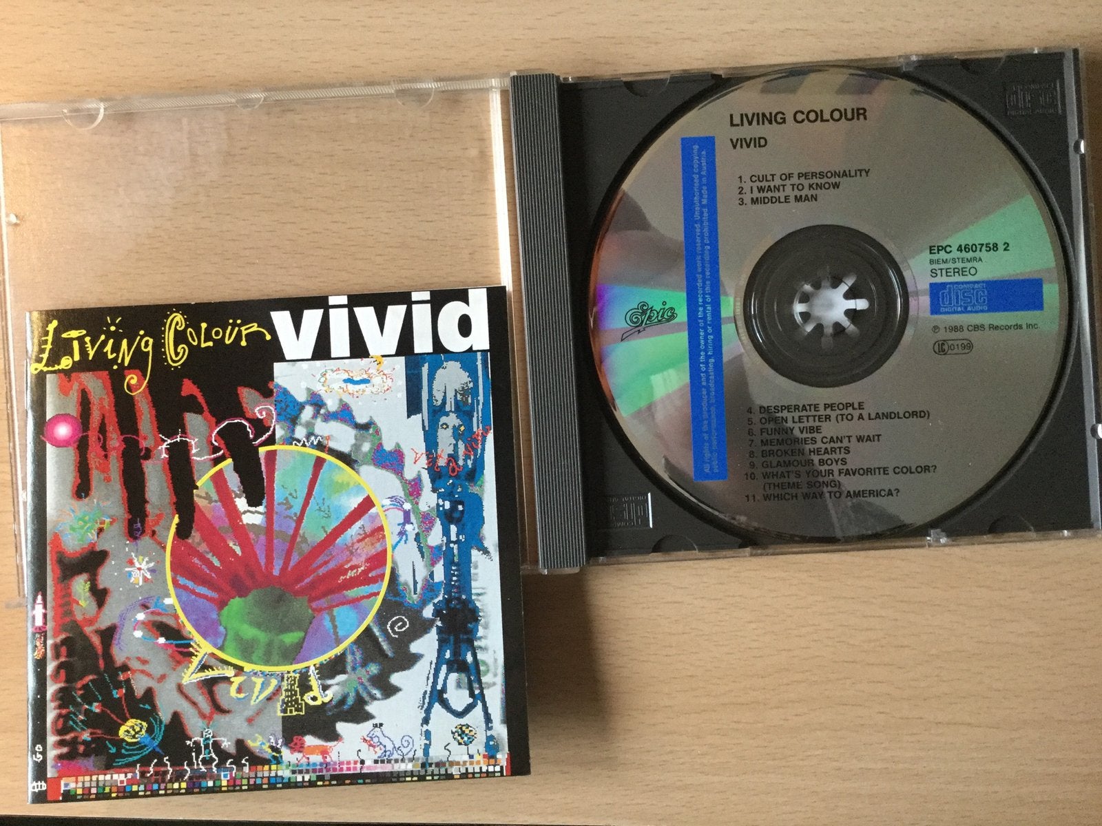 Living Colour-Vivid. Topper op cd. Must have., Ophalen of Verzenden, Zo goed als nieuw, Poprock