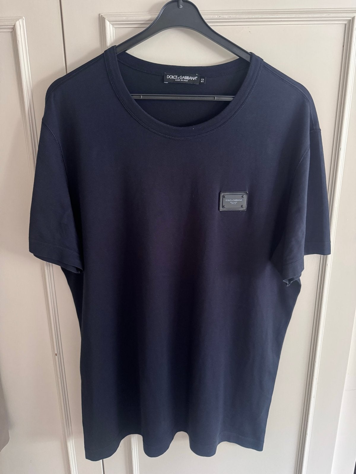 Dolce & Gabbana T-shirt donkerblauw, Kleding | Heren, T-shirts, Zo goed als nieuw, Maat 52/54 (L), Blauw, Ophalen of Verzenden