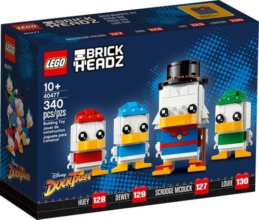 Lego BrickHeadz 40477 Dagobert Duck, Kwik, Kwek & kwak NIEUW, Lego, BrickHeadz, Ideas@support.lego.com, Lego