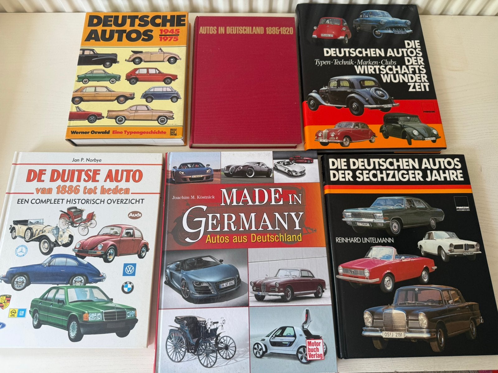 6x Duitse autoboeken - diverse merken, Ophalen of Verzenden, Zo goed als nieuw, Algemeen