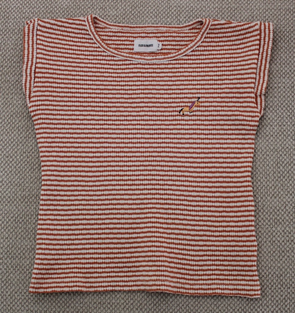 T-shirt van Filou & Friends maat 7 / 122, Kinderen en Baby's, Gebruikt, Meisje, Filou & Friends, Ophalen of Verzenden
