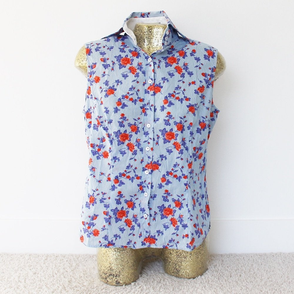 Mooie R2 Westbrook Blouse (Maat 44) - 63 € 20,-, R2 Westbrook, Blauw, Maat 42/44 (L), Ophalen of Verzenden