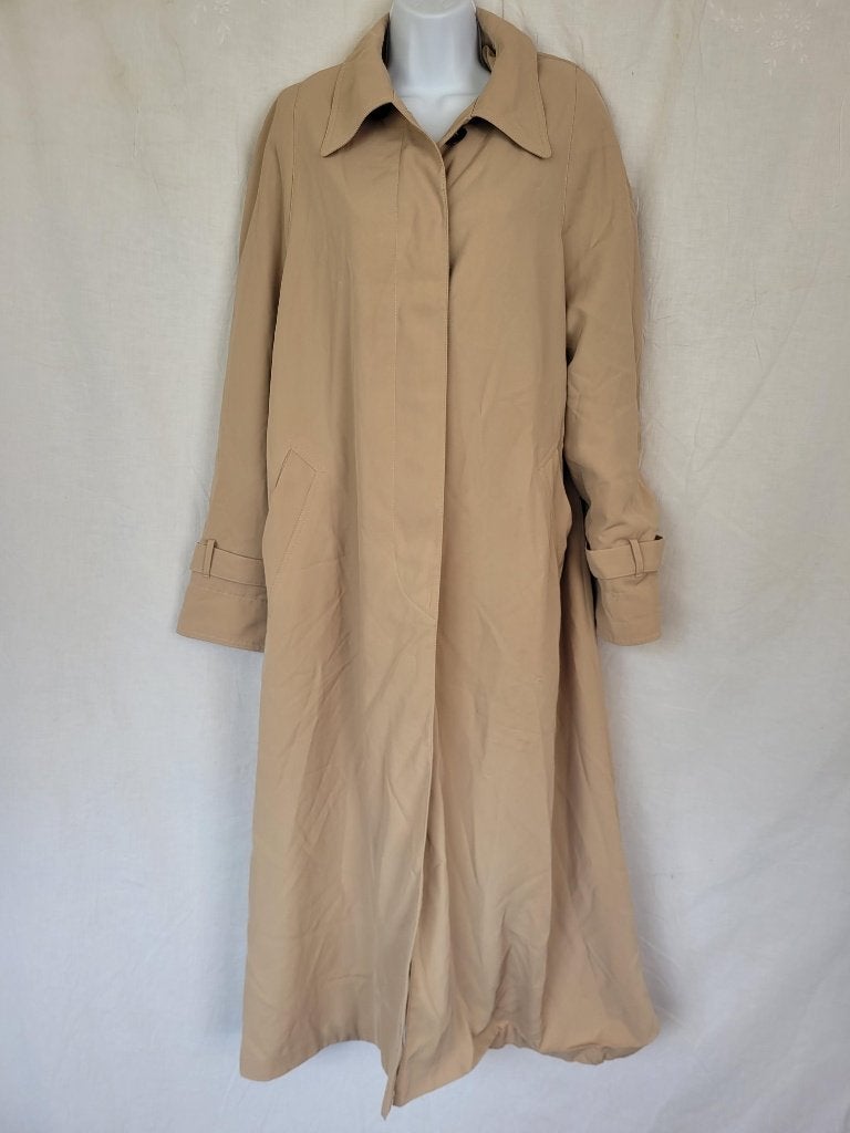 Nette lange damesmantel mt 42 merk Klementi Coats & Jackets, Kleding | Dames, Jassen | Winter, ., Beige, Maat 42/44 (L), Ophalen of Verzenden