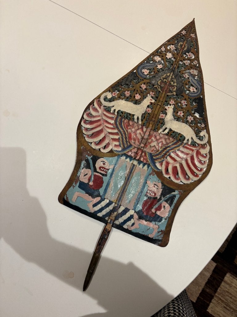 Gunungan Gapuran Kayon Wayang Kulit, Ophalen, Bruin, Overige typen, Overige materialen