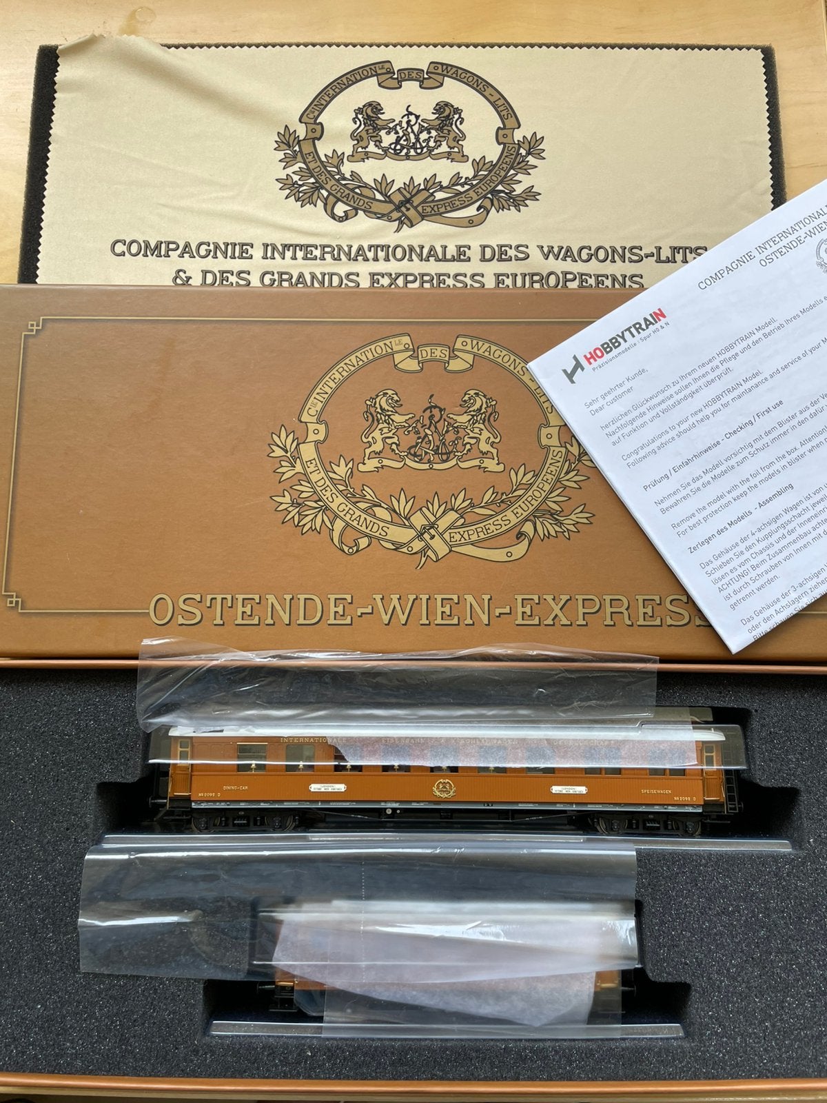 Hobbytrain rijtuigen Oostende-Wenen Express H44011, Hobby en Vrije tijd, Overige merken, Gelijkstroom, -, Verzenden