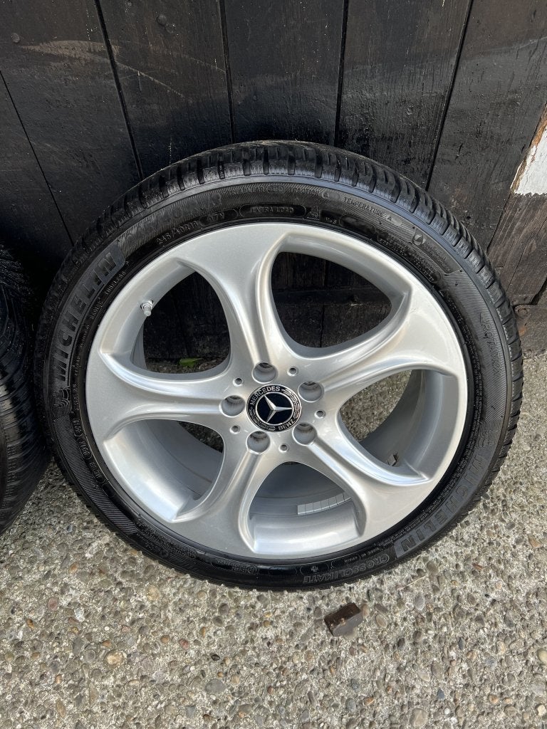 5x112 originele Mercedes c-klasse w205 s205 18” all-season, 18 inch, Banden en Velgen, Niet ingevuld, All Season