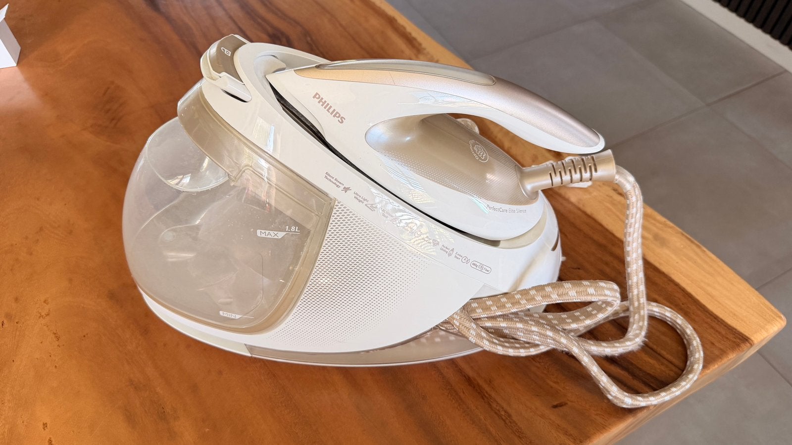 Philips PerfectCare Elite Silence stoomgenerator, Ophalen of Verzenden, Zo goed als nieuw