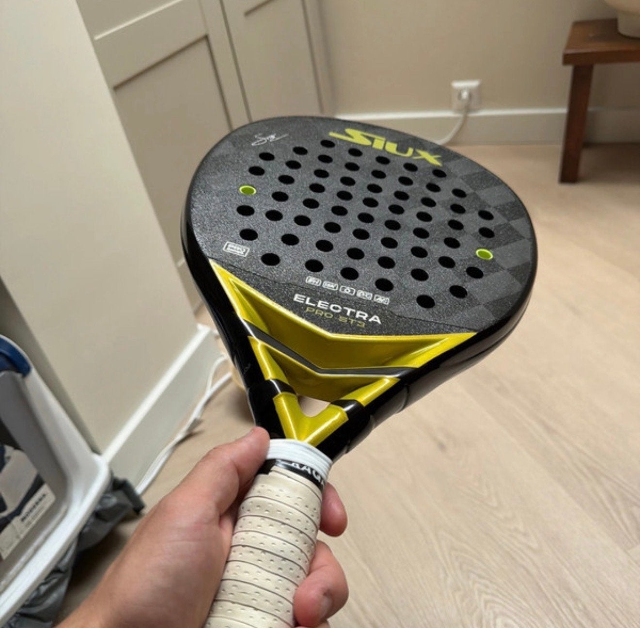 Siux Electra ST3 Pro Padelracket - Zo goed als nieuw, Sport en Fitness, Ophalen of Verzenden, Zo goed als nieuw, Padelracket