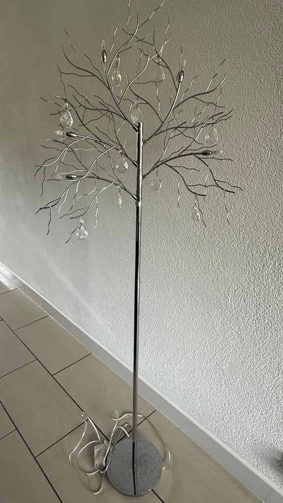 Staan lamp, Huis en Inrichting, Lampen | Vloerlampen, Ophalen, Zo goed als nieuw, Minder dan 100 cm