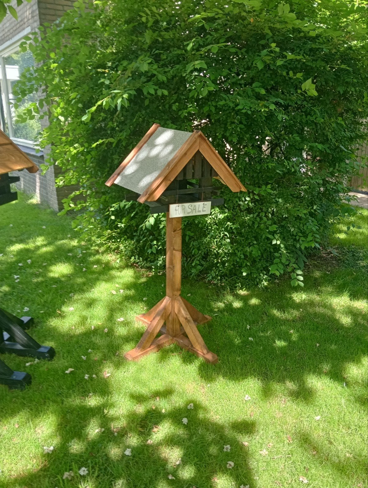 Uit opa s Timmerschuur stevige voederhuizen, Ophalen, Nieuw, Hout