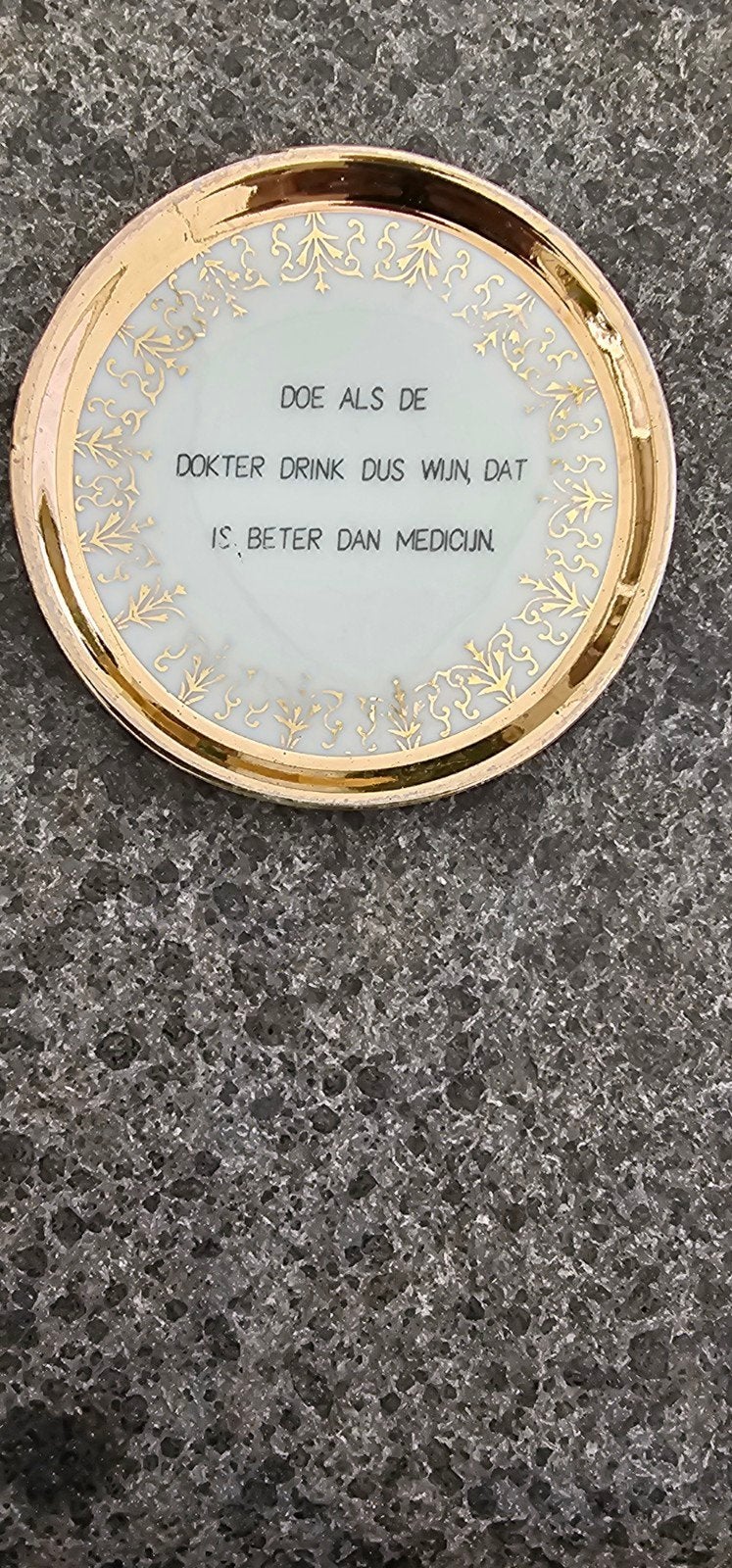 Onderzetters, vintage onderzetters met grappige spreuken, Ophalen of Verzenden