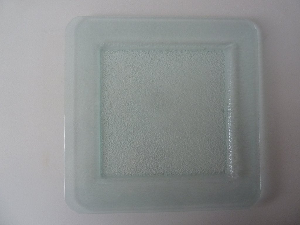Kaarsenplateau nieuw, Ophalen of Verzenden, Vierkant, Glas, Schaal