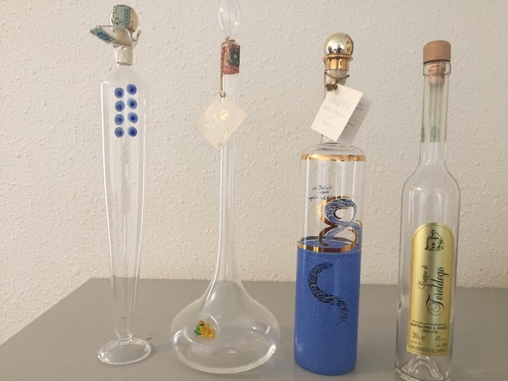 jubileumflesjes Grappa, Ophalen of Verzenden, Zo goed als nieuw, Overige merken