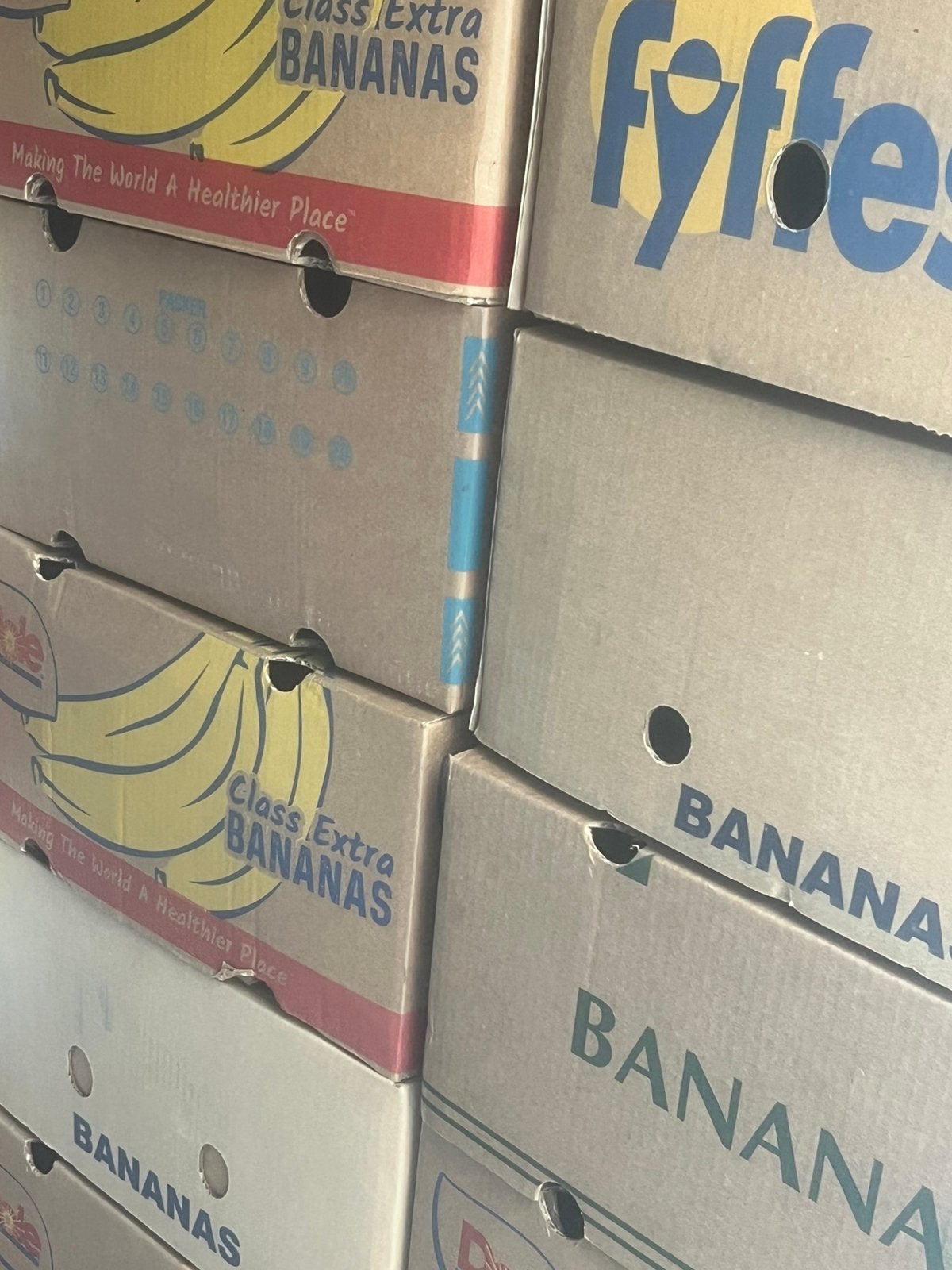 Bananendozen circa 20 stuks, Ophalen, Zo goed als nieuw, Doos, 35 tot 50 cm