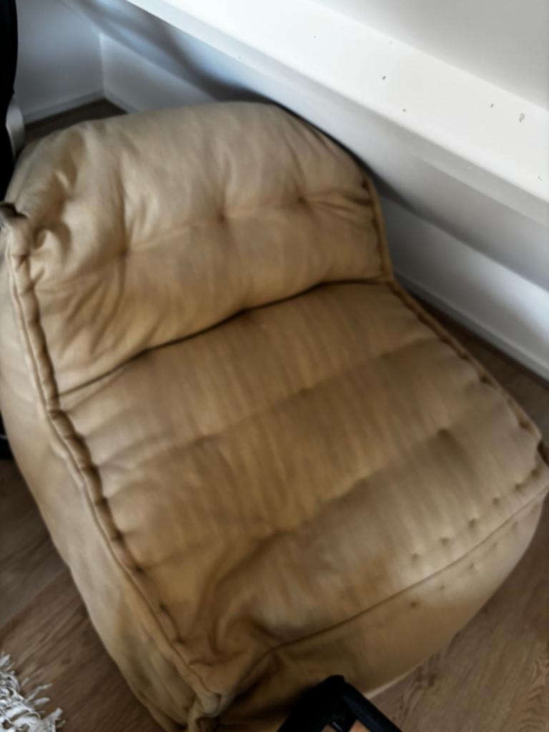 Zitzak/stoel met kussen, Ophalen, Gebruikt, Eenpersoons, 75 tot 100 cm