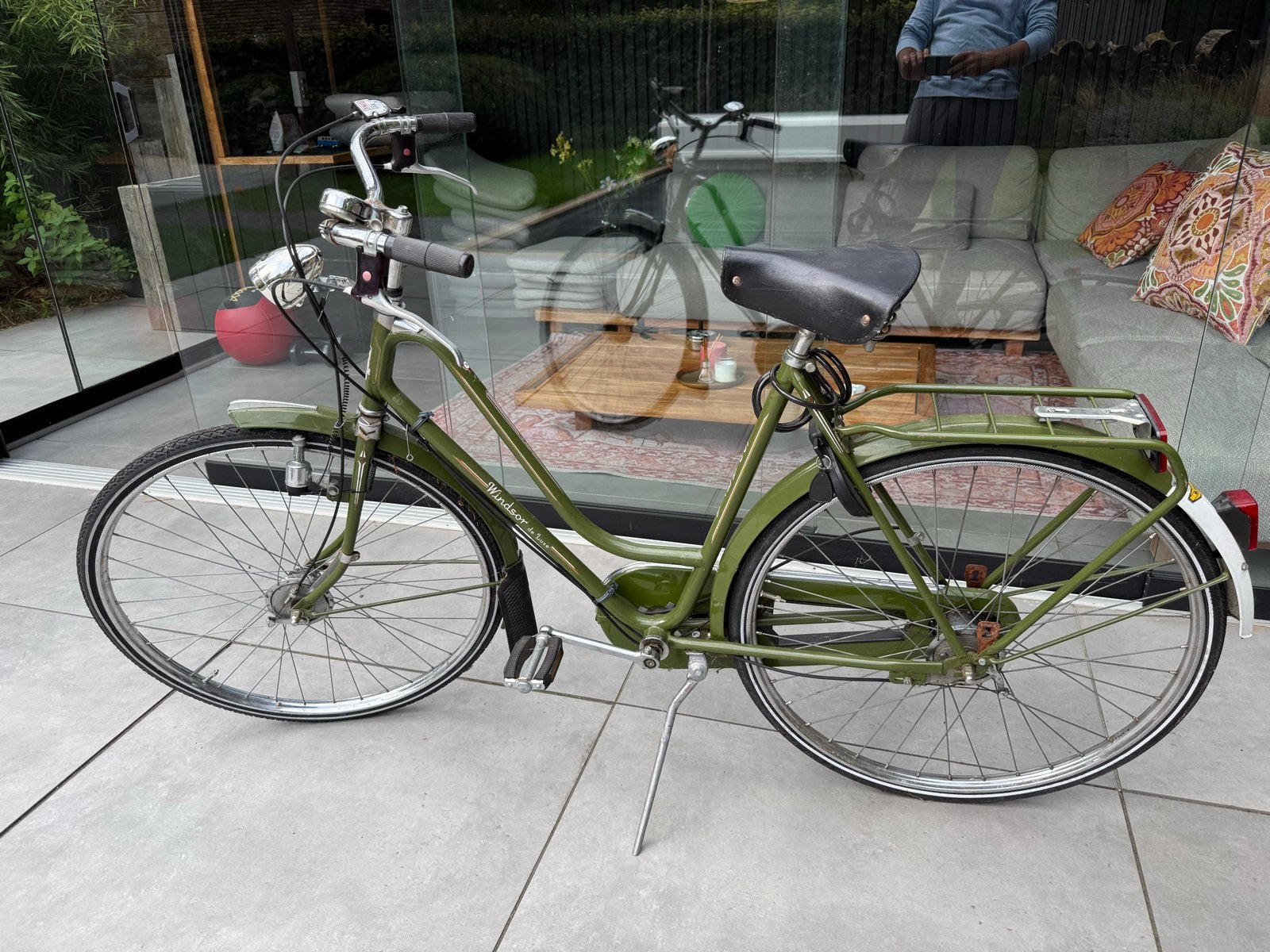Sparta Damesfiets - Klassiek Groen, Ophalen, Sparta, Trommelrem, 53 tot 56 cm