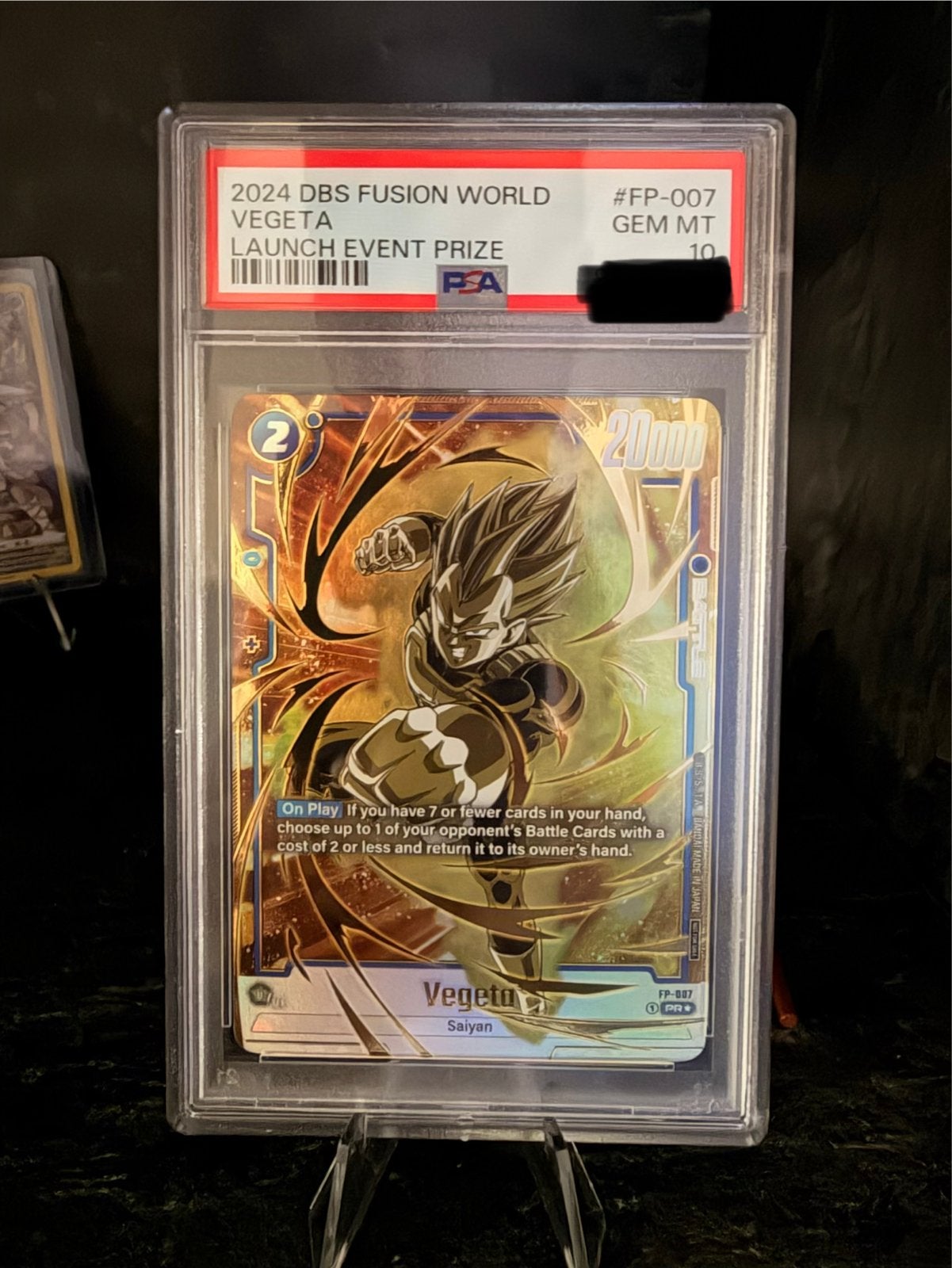 2024 DBS Fusion World Vegeta FP-007 PSA 10, Ophalen, Nieuw, Losse kaart