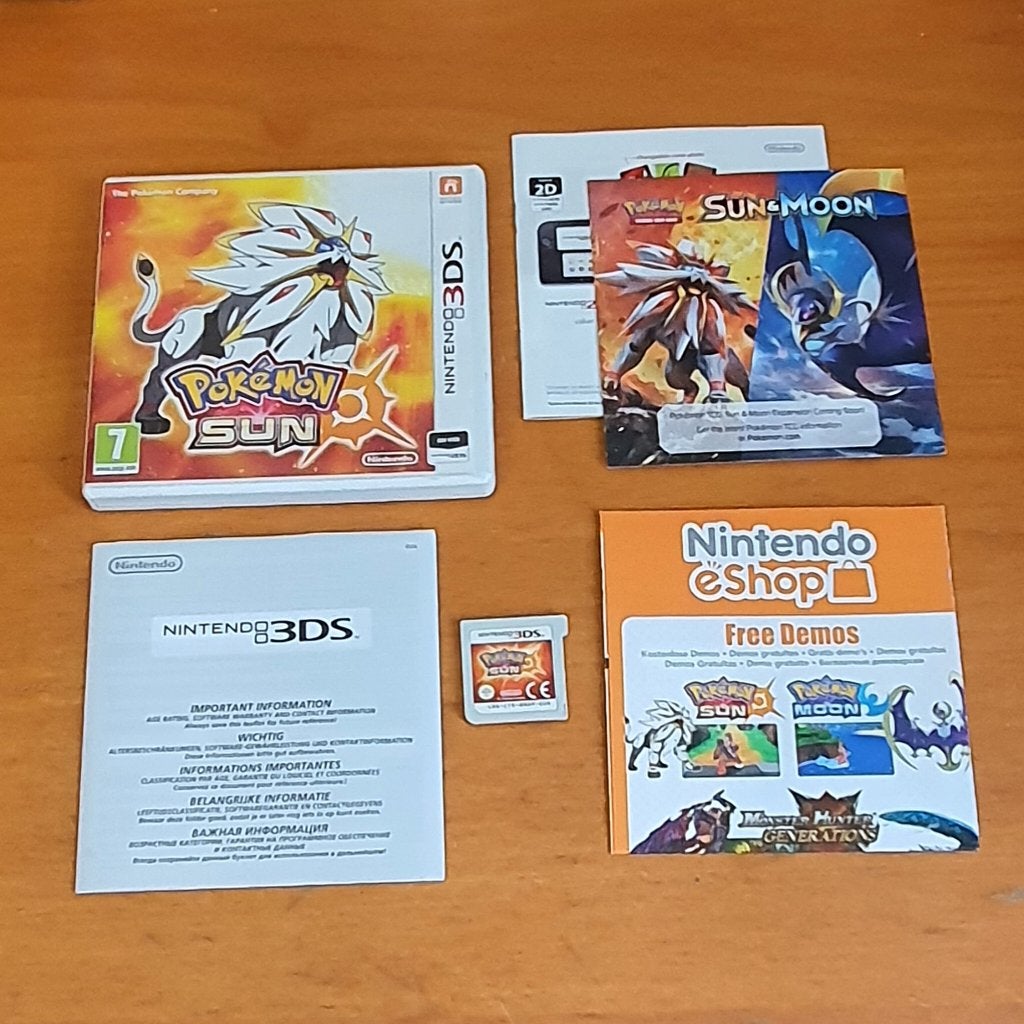 3DS | Pokemon SUN, Spelcomputers en Games, Games | Nintendo 2DS en 3DS, Avontuur en Actie, Gebruikt, 1 speler, Ophalen of Verzenden
