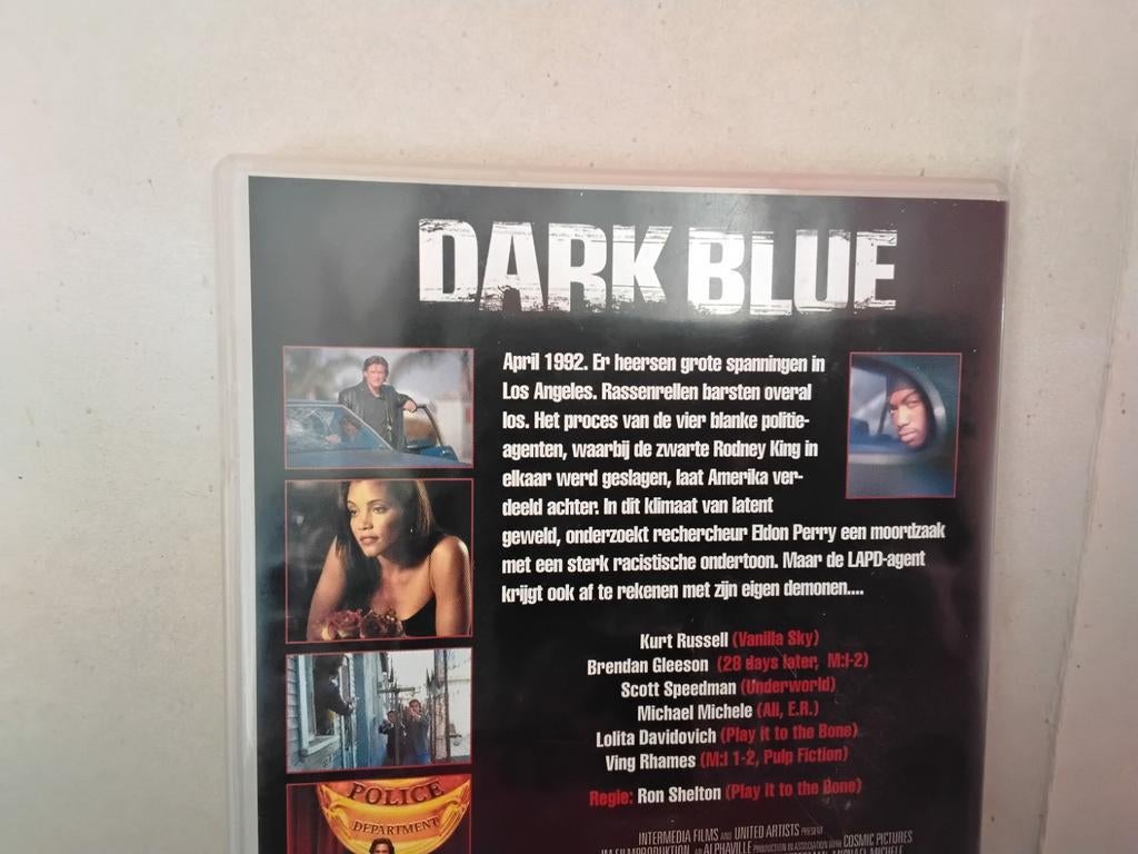 DARK   BLUE    KURT RUSSELL    VING  RHAMES, Ophalen of Verzenden, Zo goed als nieuw