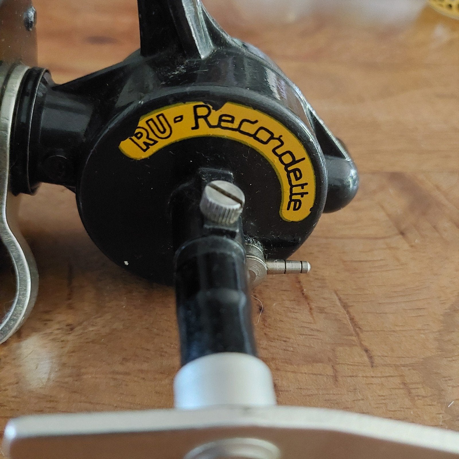 Vintage RU-Recordette Vismolen - Gebruikt, Watersport en Boten, Hengelsport | Algemeen, Ophalen of Verzenden, Gebruikt, Molen
