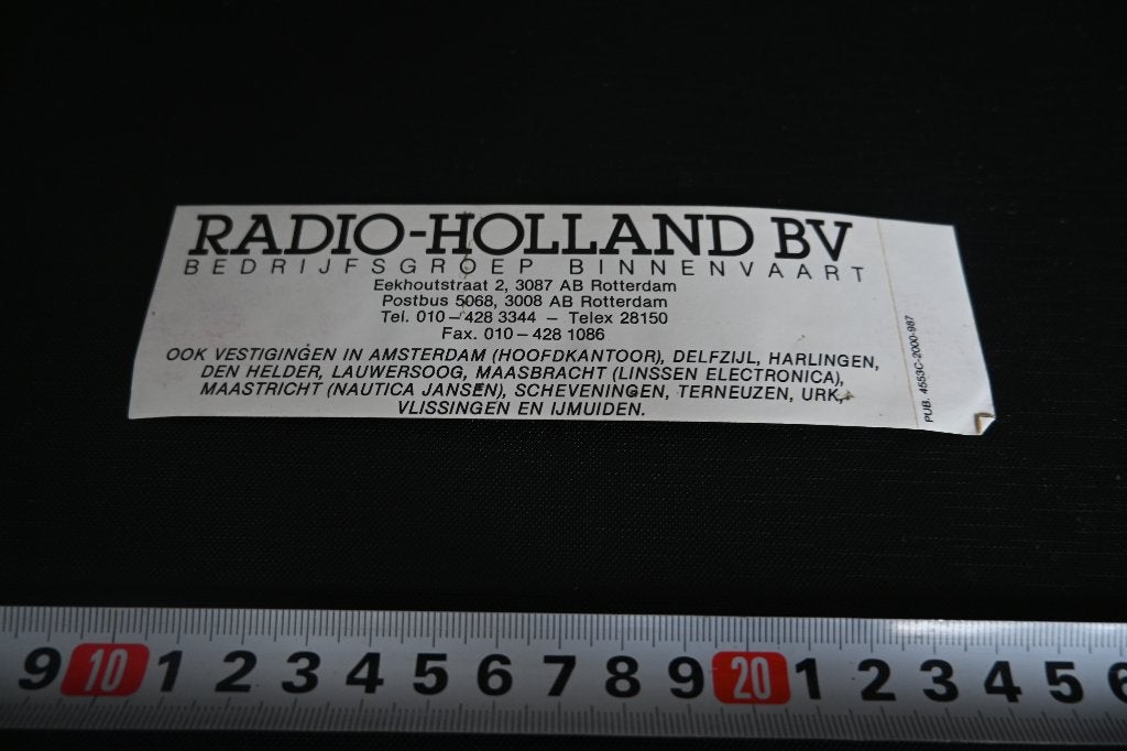 sticker Rotterdam RADIO - HOLLAND BV  Binnenvaart, Verzamelen, Ophalen, Zo goed als nieuw