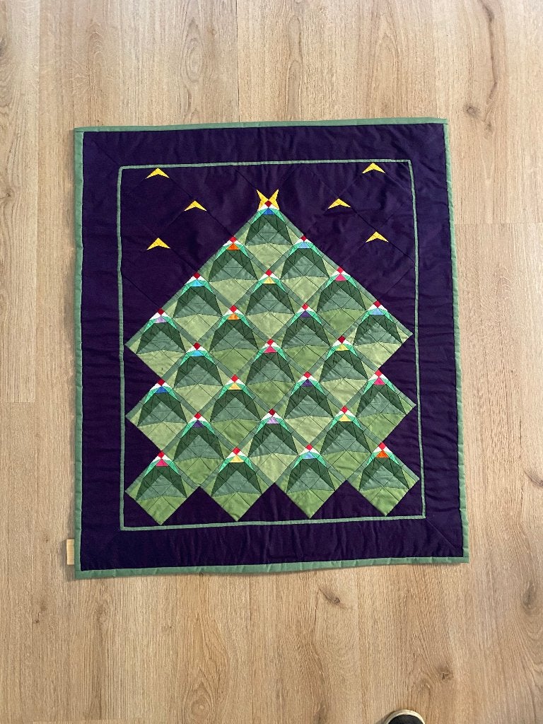 Quilt moderne kerstboom 85 * 70 cm, Ophalen of Verzenden, Nieuw