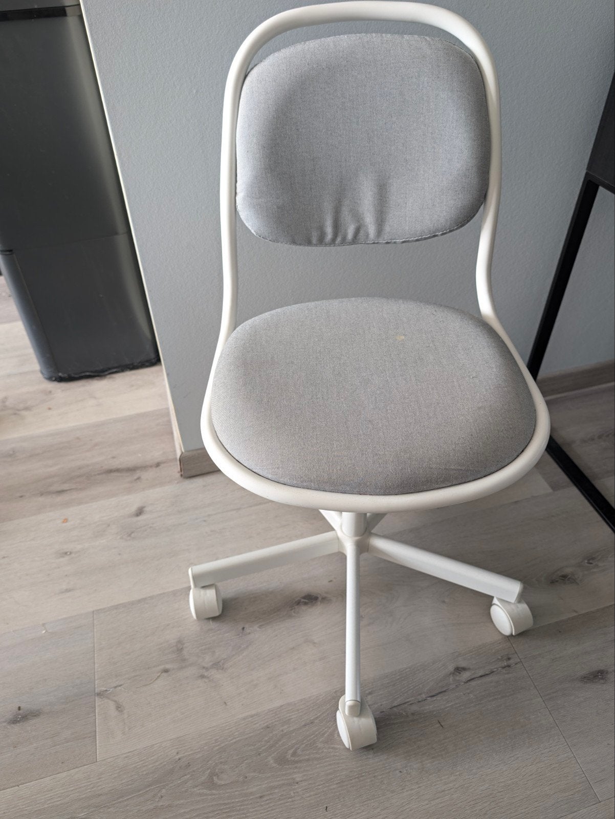 IKEA ÖRFJÄLL Bureaustoel - Grijs/Wit, Ophalen, Gebruikt, Grijs, Bureaustoel