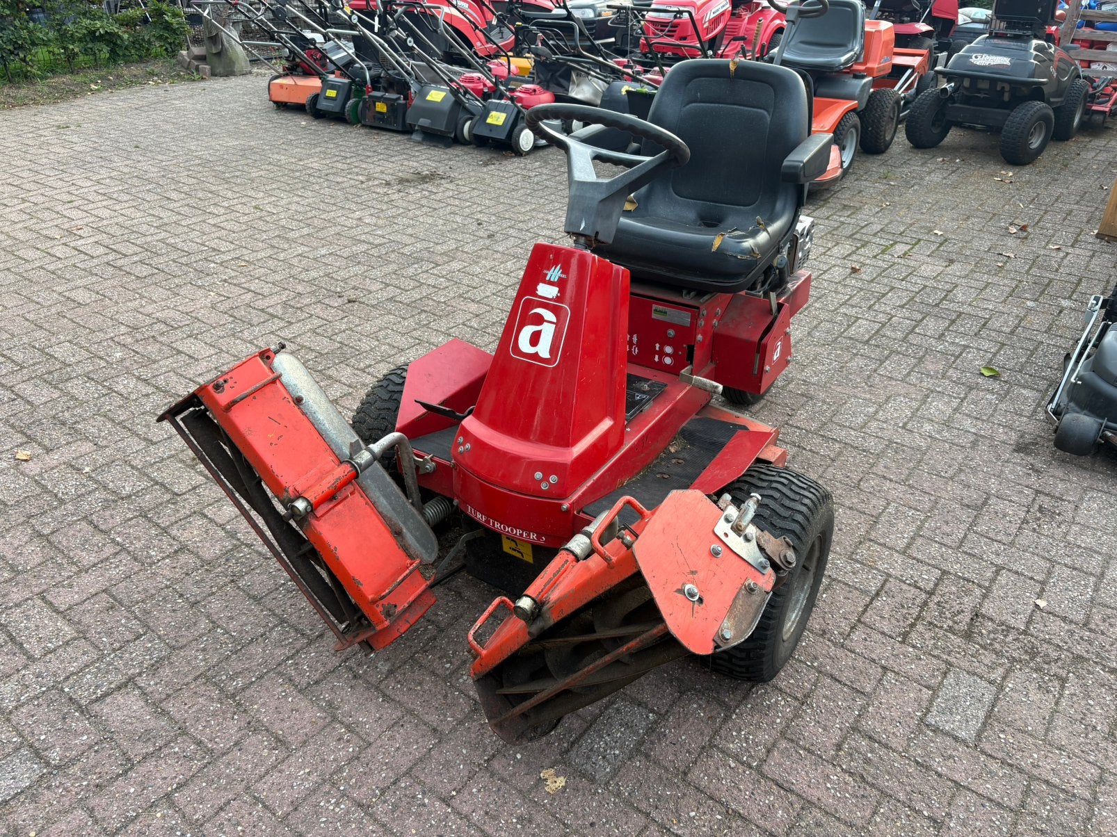 Allen Turf Trooper 3 zitmaaier kooimaaier opknapper, Tuin en Terras, Ophalen, Gebruikt, Versnellingen, 90 tot 120 cm