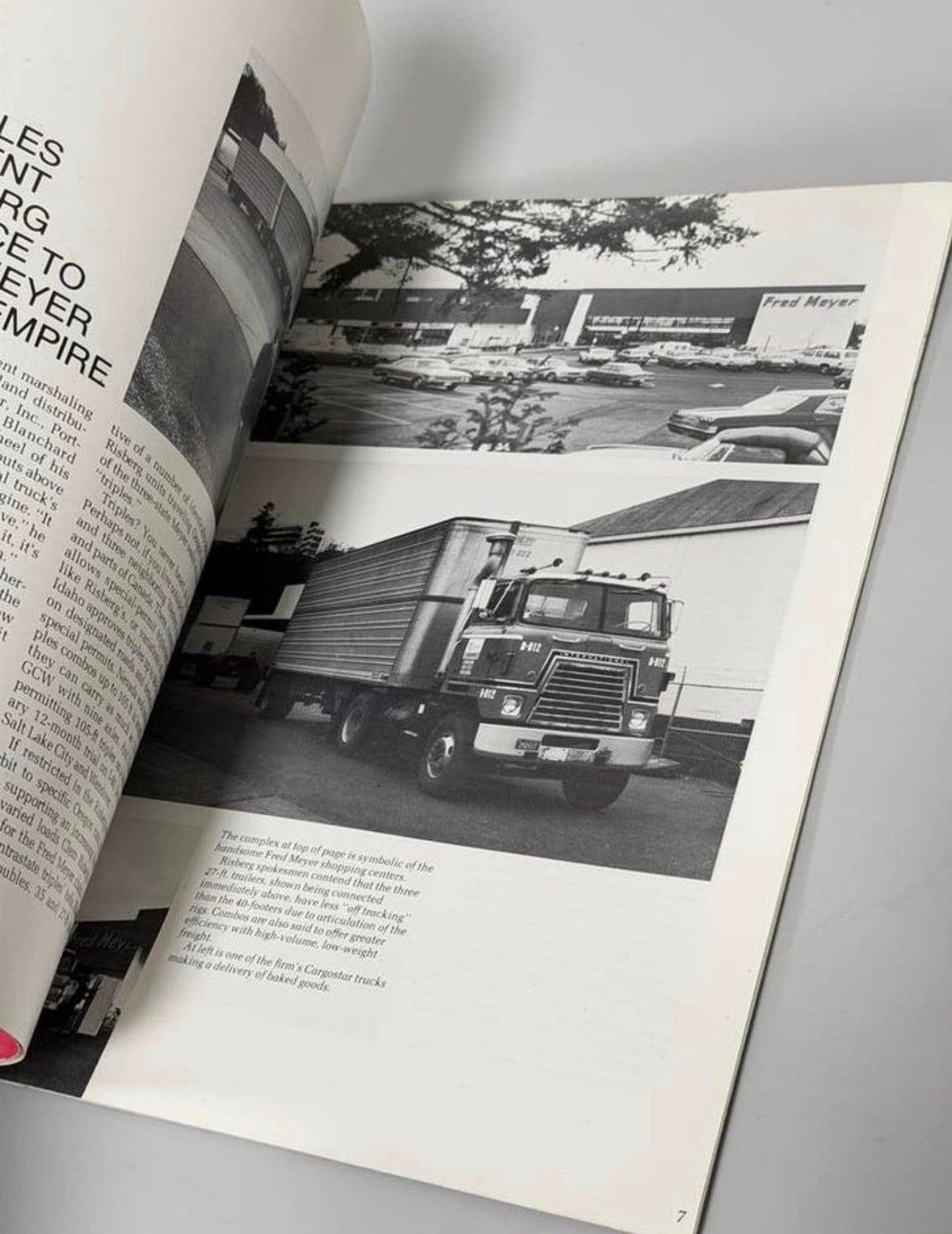 Vintage International Trail Magazine 1975 Trucks tijdschrift, Ophalen of Verzenden, 1960 tot 1980, Tijdschrift