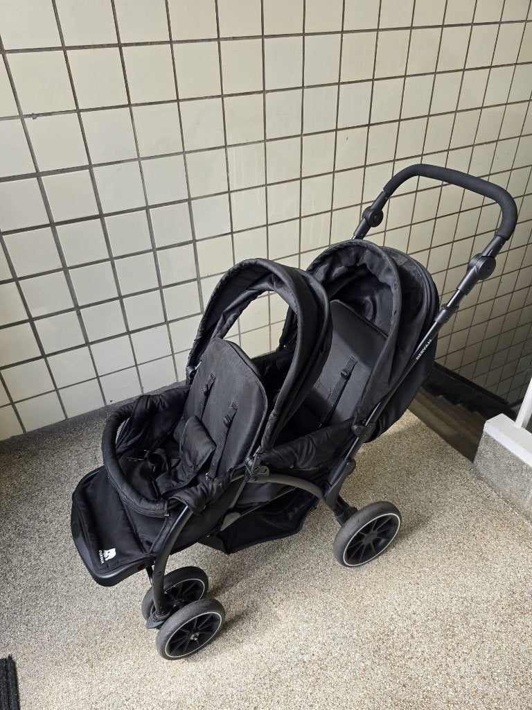 Duo kinderwagen, Kinderen en Baby's, Kinderwagens en Combinaties, Gebruikt, Duowagen, Ophalen, Kinderwagen
