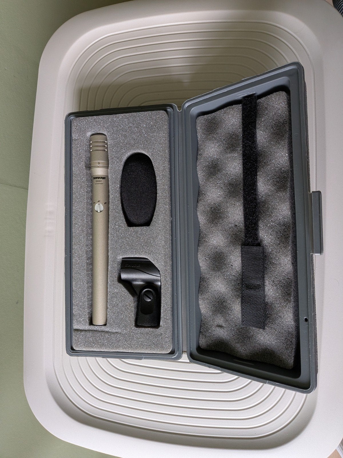 Shure SM81 condensator microfoon, Muziek en Instrumenten, Microfoons, Ophalen, Zo goed als nieuw