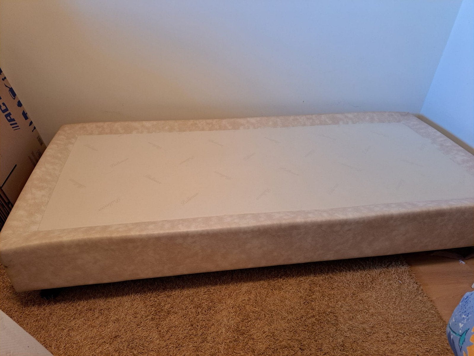 Pullman boxspring 1 persoons - Comfortabel en duurzaam, Ophalen, Gebruikt, 90 cm, Eenpersoons
