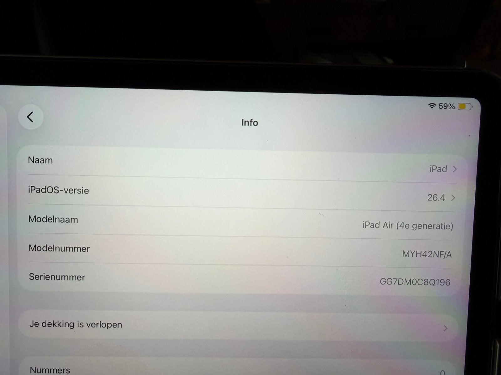 Apple iPad Air (4e generatie) 256GB Wi-Fi, Computers en Software, Apple iPads, Zo goed als nieuw, Apple iPad Air, Wi-Fi, 10 inch
