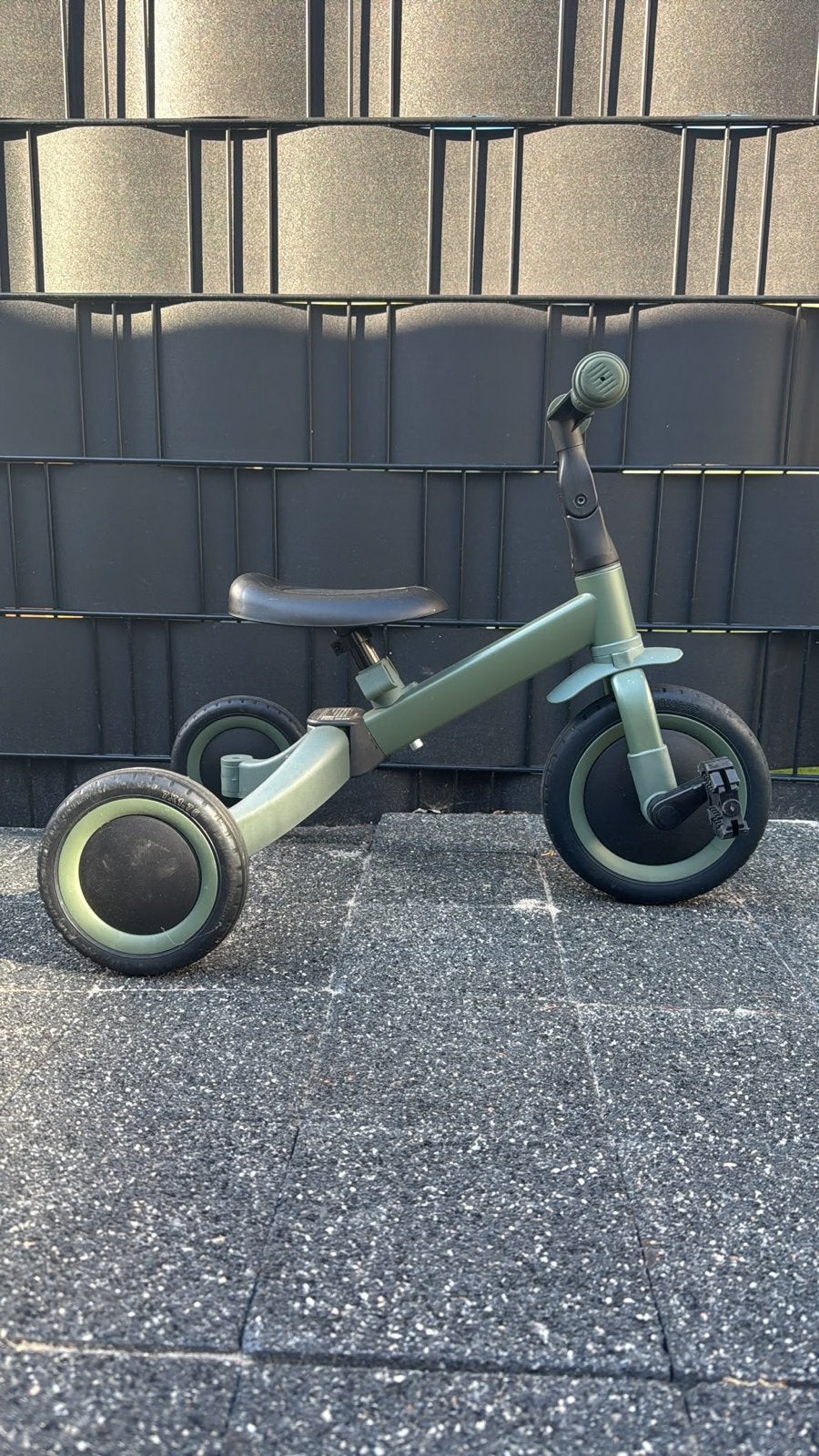 3 in-1 Loopfiets en Driewieler - Groen, Ophalen, Zo goed als nieuw, Loopfiets