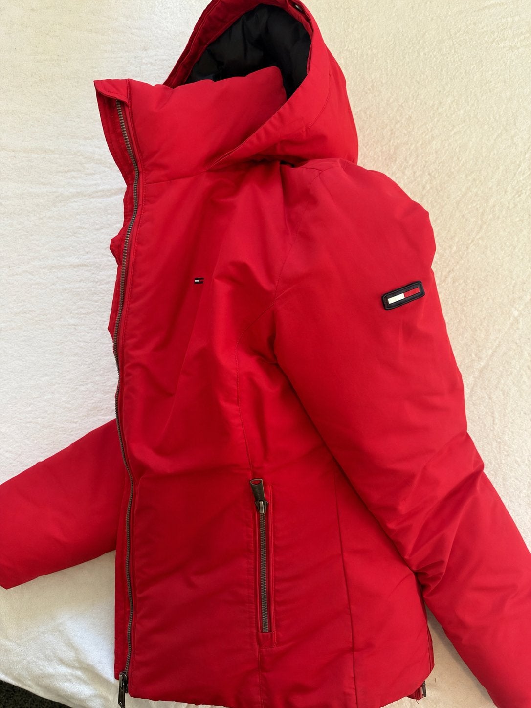 Tommy Hilfiger jas – maat S, Ophalen of Verzenden, Gedragen, Maat 36 (S), Rood