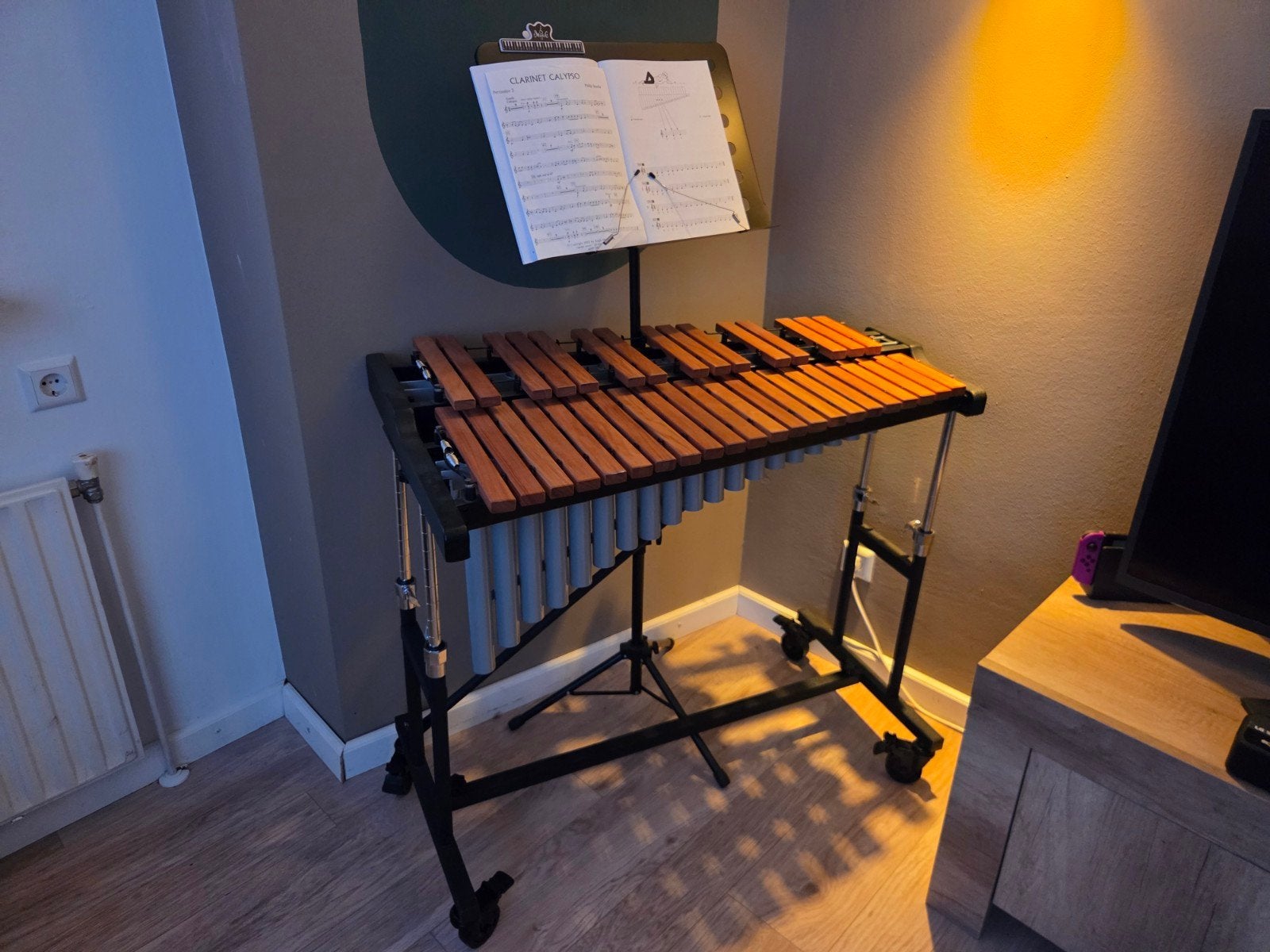 Marimba - Zo goed als nieuw, in hoogte verstelbaar, Muziek en Instrumenten, Ophalen