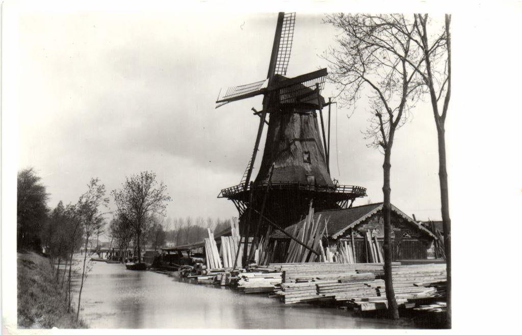 Molen De Nachtegaal, Dordrecht - ongelopen, Ophalen of Verzenden, Voor 1920, Ongelopen, Zuid-Holland