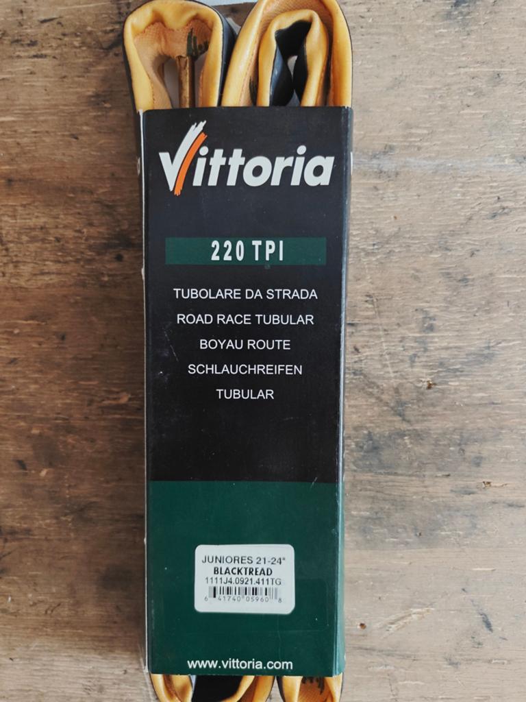 Vittoria Juniores 21-24 Tubular Racefietsband, Fietsen en Brommers, Fietsonderdelen, Band, Vittoria, Nieuw, Ophalen of Verzenden